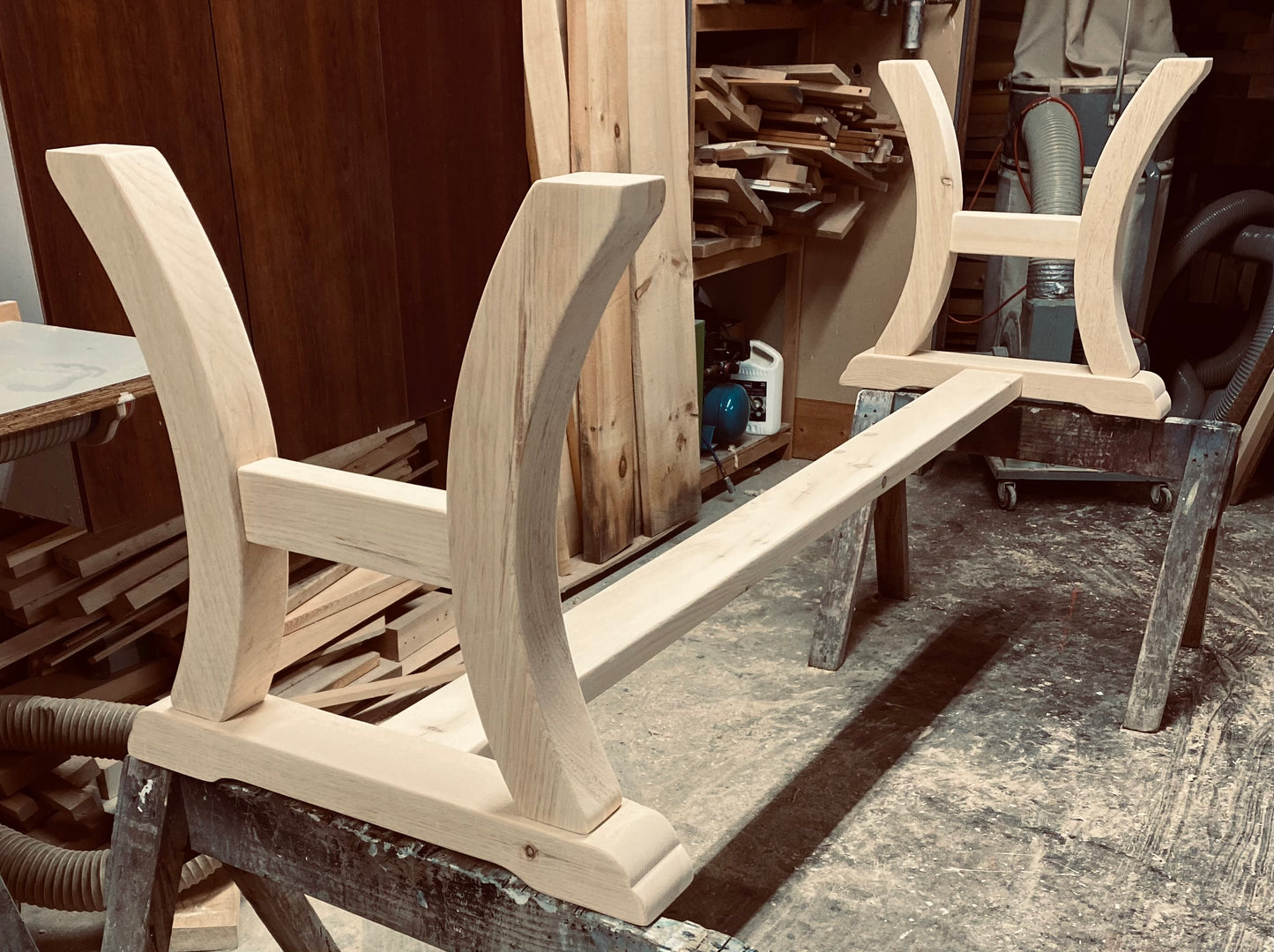 La Farmhouse - Table rustique faite entièrement de bois