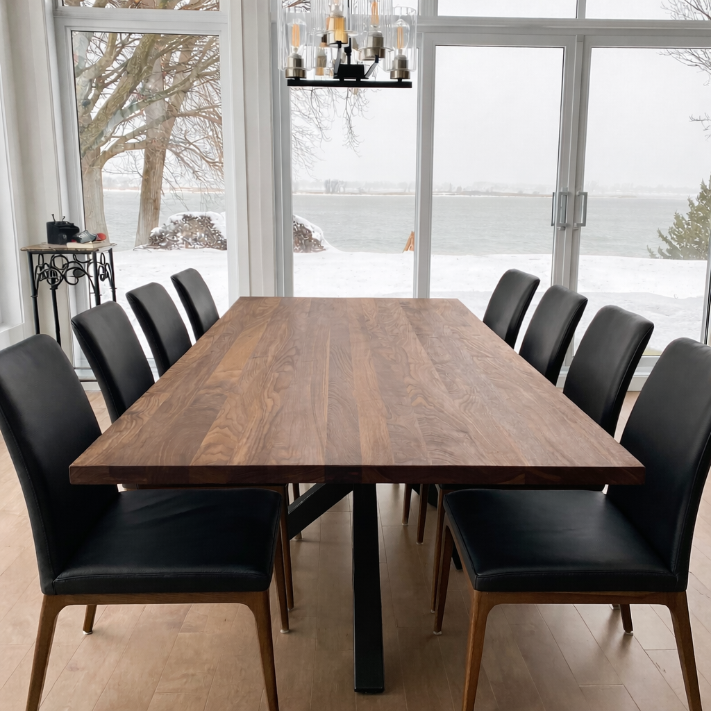 La Noyer Noir - Custom black walnut table