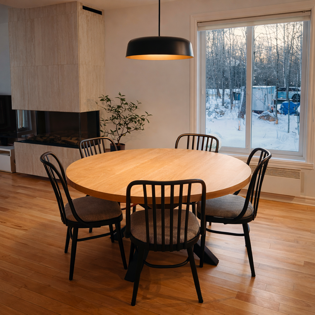 La Table Ronde | Table en bois massif