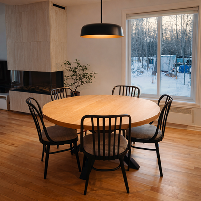 La Table Ronde | Table en bois massif