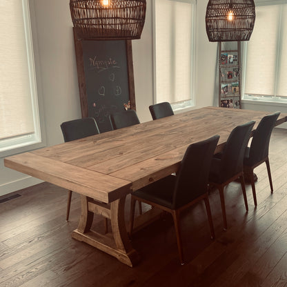 La Farmhouse - Table rustique faite entièrement de bois