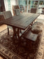 La Farmhouse - Table rustique faite entièrement de bois