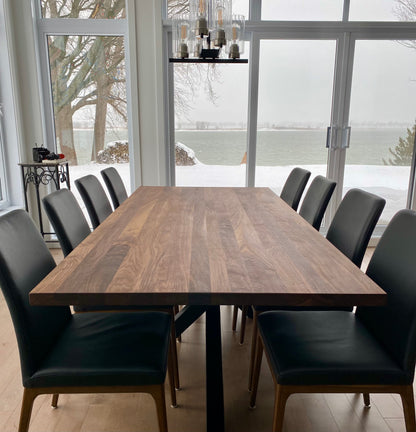 La Noyer Noir - Table en bois de noyer noir sur mesure