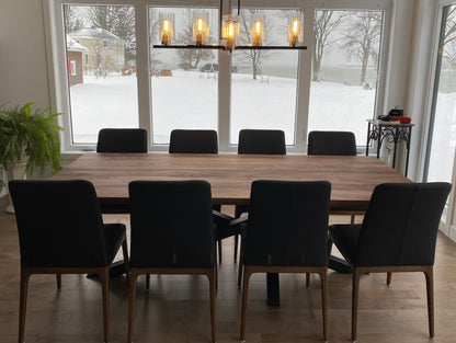 La Noyer Noir - Table en bois de noyer noir sur mesure