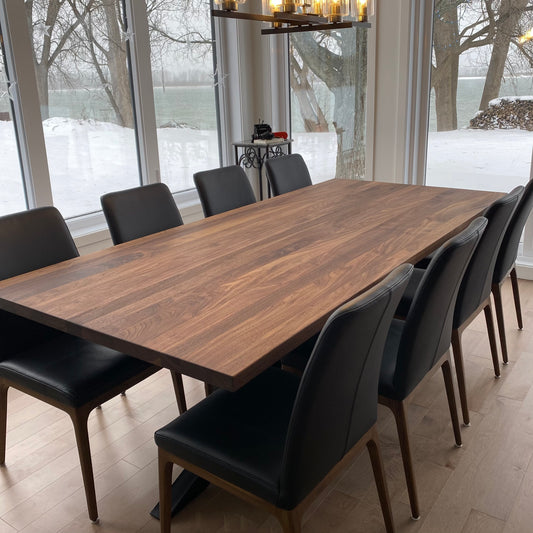 La Noyer Noir - Custom black walnut table