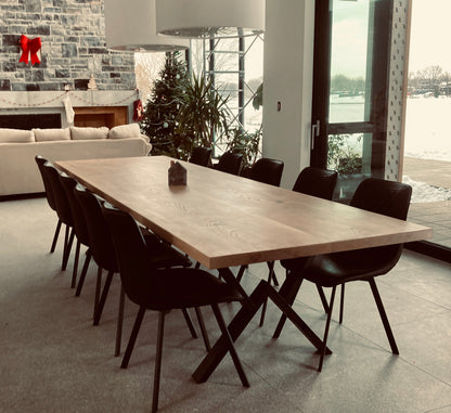 La Belle Tranche - Table faite à partir d'une tranche d'arbre