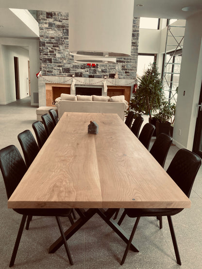 La Belle Tranche - Table faite à partir d'une tranche d'arbre