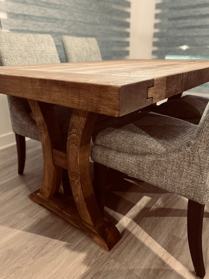 La Farmhouse - Table rustique faite entièrement de bois