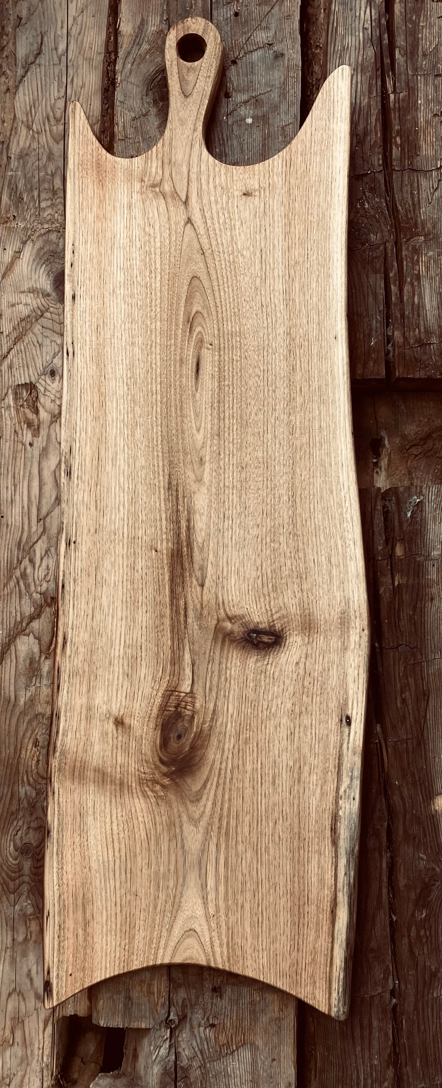 Plateau de service en noyer cendré