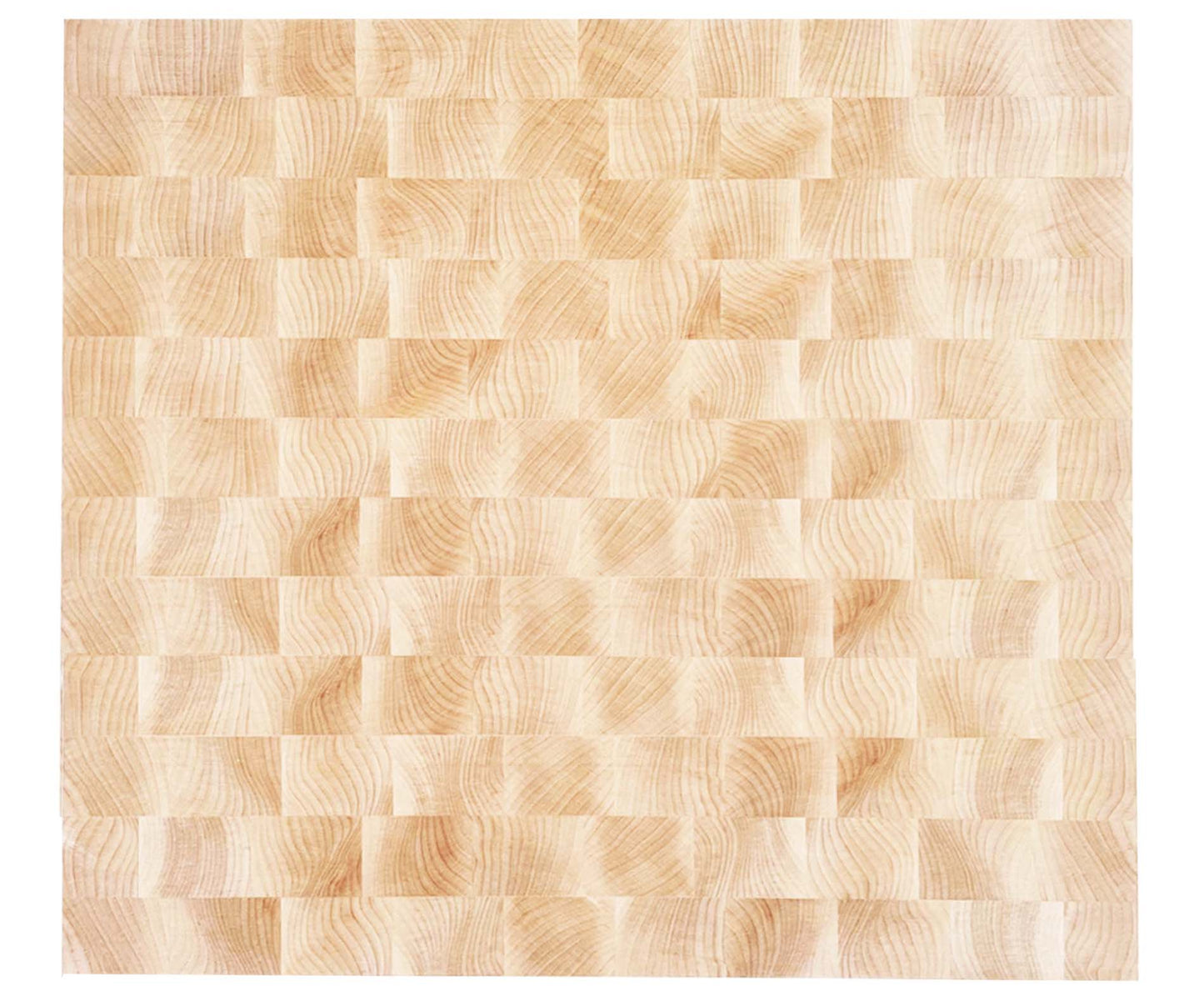 Standing grain butcher block