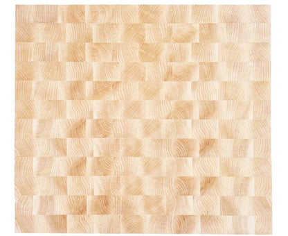 Standing grain butcher block