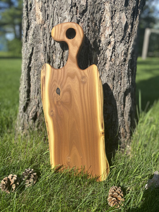 Planche de bois d’olivier de bohème du Québec
